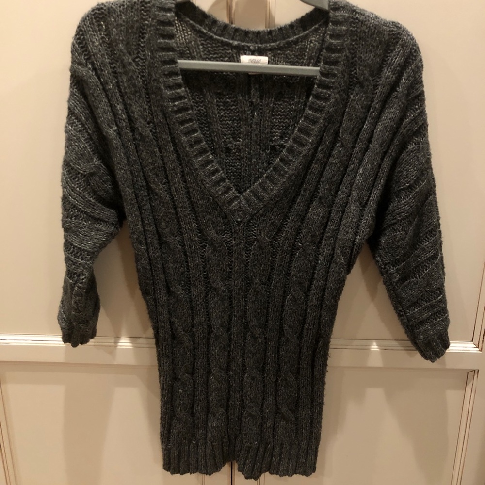 Aerie American Eagle Super Soft V-Neck Sweater Classic AE (late 2000s)
